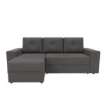 Triumph Γωνιακός Καναπές Κρεβάτι με Αναστρέψιμη Γωνία Γκρι 241x147x94cm