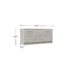 Παπουτσοθήκη Reno Λευκό 100x32x46cm