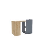 Γραφείο Iris Γραφίτη-Χρυσό Δρυς 112x55x85cm