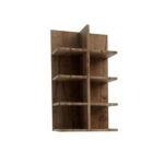 Σύνθεση τηλεόρασης Callisto Σκούρο Δρυς-Γραφίτης 200x40x180cm