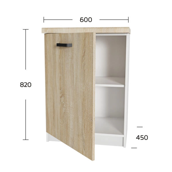 Anita Κάτω Ντουλάπι Σονόμα 60x60x82cm