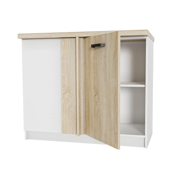 Anita Κάτω Γωνιακό Ντουλάπι Σονόμα 100x60x82cm.