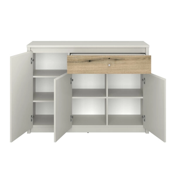 Μπουφές Karin Cashmere-Evoke Oak 126x36.5x91cm