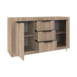 Μπουφές Doha  σε sonoma απόχρωση 150x45x80.5εκ