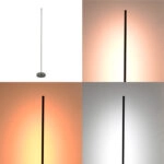 Φωτιστικό δαπέδου Topelia led μέταλλο σε μαύρη απόχρωση Φ20x140εκ