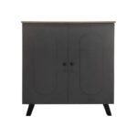 Παπουτσοθήκη-ντουλάπι Cathi σε oak - anthracite απόχρωση 80x34x95εκ