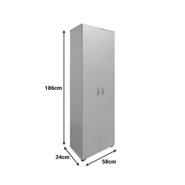 Παπουτσοθήκη-Ντουλάπα Racka  σε sonoma απόχρωση 58x34x186εκ