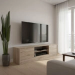 Έπιπλο τηλεόρασης Sasa σε sonoma απόχρωση 150x35x41.5εκ