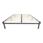 Κρεβάτι-υπόστρωμα Amaso  μεταλλικό μαύρο 160x200x28εκ