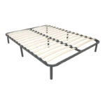 Κρεβάτι-υπόστρωμα Amaso  μεταλλικό μαύρο 160x200x28εκ