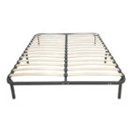 Κρεβάτι-υπόστρωμα Amaso  μεταλλικό μαύρο 160x200x28εκ