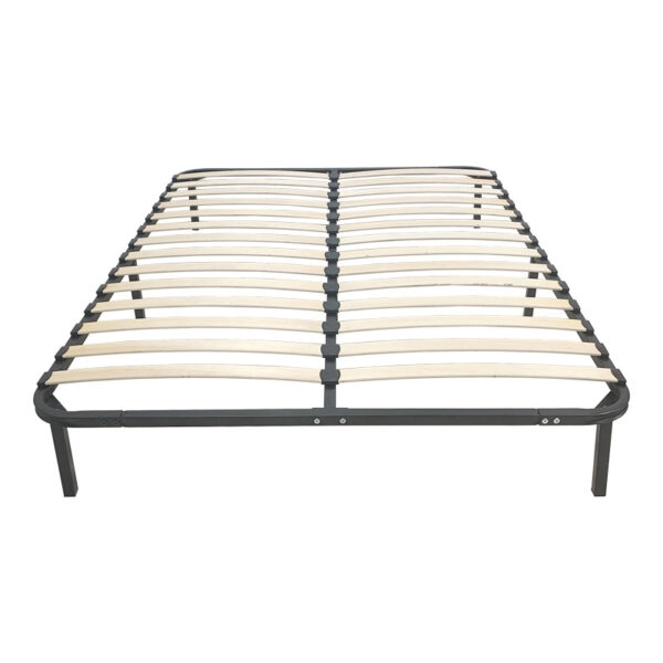 Κρεβάτι-υπόστρωμα Amaso  μεταλλικό μαύρο 160x200x28εκ