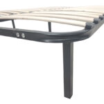 Κρεβάτι-υπόστρωμα Amaso  μεταλλικό μαύρο 160x200x28εκ