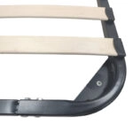 Κρεβάτι-υπόστρωμα Amaso  μεταλλικό μαύρο 160x200x28εκ