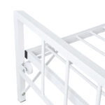 Κρεβάτι-Καναπές Remmie μέταλλο λευκό 90x190εκ