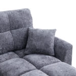 Γωνιακός αναστρέψιμος καναπές κρεβάτι Comfie  με αποθηκευτικό χώρο ανθρακί ύφασμα 260x158x98εκ