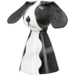 Φιγούρα φράχτη Dog Metal White Assorted 3 Times 7X6X7Cm 7X6X7Cm