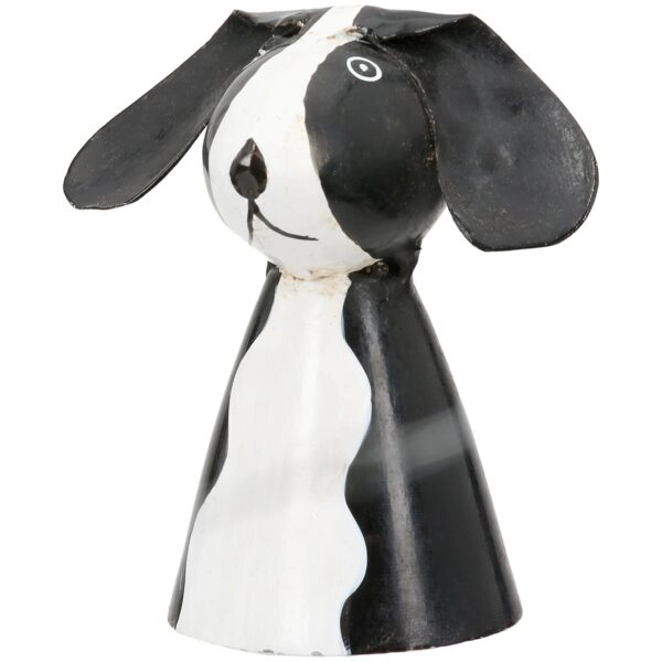 Φιγούρα φράχτη Dog Metal White Assorted 3 Times 7X6X7Cm 7X6X7Cm