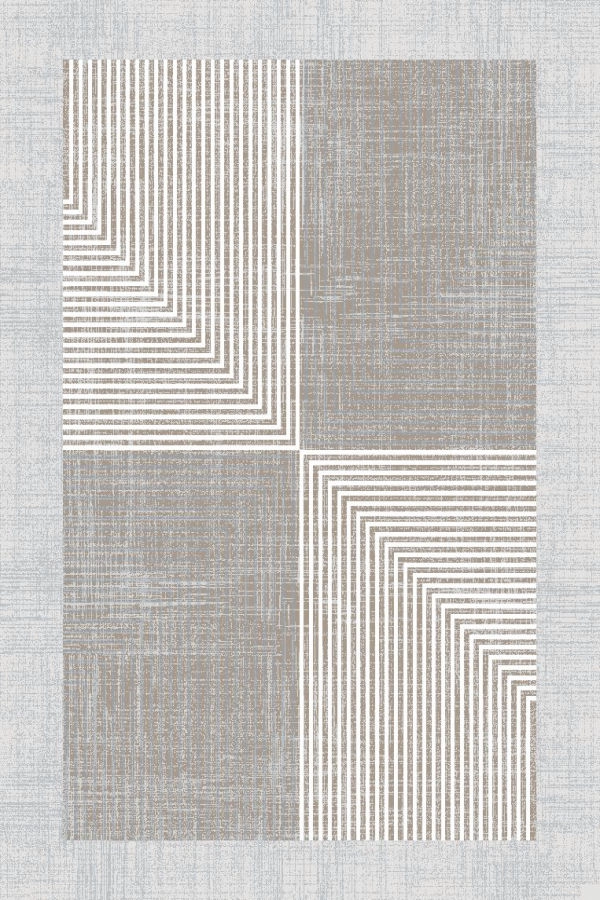 ΧΑΛΙ VELVET MODERN 8278/Beige White - 200cm x 290cm