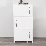 Ντουλάπι κουζίνας - μπάνιου Anna Megapap χρώμα λευκό 65x31,5x89,8εκ.