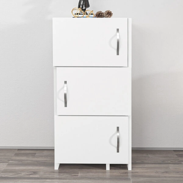 Ντουλάπι κουζίνας - μπάνιου Anna Megapap χρώμα λευκό 65x31,5x89,8εκ.