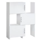 Ντουλάπι κουζίνας - μπάνιου Anna Megapap χρώμα λευκό 65x31,5x89,8εκ.