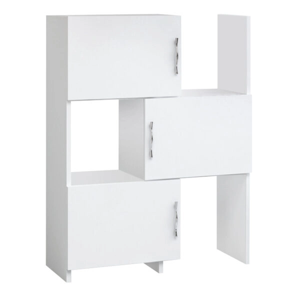 Ντουλάπι κουζίνας - μπάνιου Anna Megapap χρώμα λευκό 65x31,5x89,8εκ.