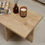 Τραπεζάκι σαλονιού Harbor Megapap χρώμα sapphire oak 120x45x30εκ.