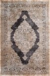 ΧΑΛΙ VELVET 6185/Anthracite Beige - 160cm x 230cm