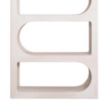 ΒΙΒΛΙΟΘΗΚΗ ΣΕΙΡΑ SANTORINI HM18062 MDF ΣΕ ΥΠΟΛΕΥΚΟ ΧΡΩΜΑ 80x38x180Yεκ.