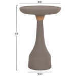 ΒΟΗΘΗΤΙΚΟ ΤΡΑΠΕΖΙ ΓΙΑ ΛΑΜΠΑΤΕΡ TORG HM18170.03 FIBER CEMENT ΓΚΡΙ Φ41x62Υεκ.