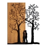 ΔΙΑΚΟΣΜΗΤΙΚΟ ΤΟΙΧΟΥ HM4753-ΜΕΤΑΛΛΟ ΜΑΥΡΟ-ΞΥΛΟ 45x3(βάθος)x58Υεκ.