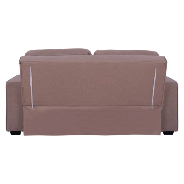 ΚΑΝΑΠΕΣ ΚΡΕΒΑΤΙ KANNA 2ΘΕΣΙΟΣ HM3082.04 ΜΕ ΜΠΕΖ ΥΦΑΣΜΑ 175x100x83 εκ.