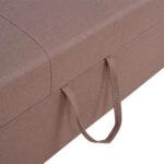 ΚΑΝΑΠΕΣ ΚΡΕΒΑΤΙ KANNA 2ΘΕΣΙΟΣ HM3082.04 ΜΕ ΜΠΕΖ ΥΦΑΣΜΑ 175x100x83 εκ.