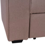 ΚΑΝΑΠΕΣ ΚΡΕΒΑΤΙ KANNA 2ΘΕΣΙΟΣ HM3082.04 ΜΕ ΜΠΕΖ ΥΦΑΣΜΑ 175x100x83 εκ.