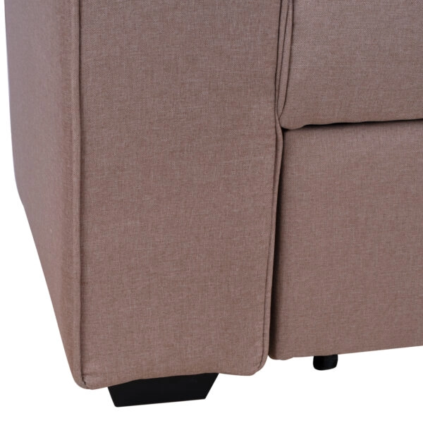 ΚΑΝΑΠΕΣ ΚΡΕΒΑΤΙ KANNA 2ΘΕΣΙΟΣ HM3082.04 ΜΕ ΜΠΕΖ ΥΦΑΣΜΑ 175x100x83 εκ.