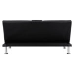 ΚΑΝΑΠΕΣ ΚΡΕΒΑΤΙ BENIN ΜΕ ΜΑΥΡΟ PU 165x76,5x79 εκ ΚΑΙ ΠΤΥΣΣΟΜΕΝΟ ΜΠΡΑΤΣΟ HM3157.01