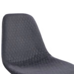 ΚΑΡΕΚΛΑ LUCILLE HM8552.01 ΑΠΟ ΒΕΛΟΥΔΟ ΓΚΡΙ ΜΕ ΜΕΤΑΛΛΙΚΟ ΣΚΕΛΕΤΟ 45X56X81Υ εκ.