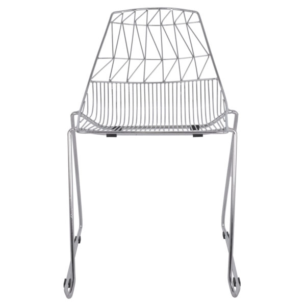 ΚΑΡΕΚΛΑ ΜΕΤΑΛΛΙΚΗ ΑΣΗΜΙ ICARUS HM8010.10 54x57x79cm