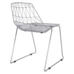 ΚΑΡΕΚΛΑ ΜΕΤΑΛΛΙΚΗ ΑΣΗΜΙ ICARUS HM8010.10 54x57x79cm