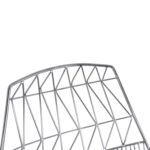 ΚΑΡΕΚΛΑ ΜΕΤΑΛΛΙΚΗ ΑΣΗΜΙ ICARUS HM8010.10 54x57x79cm