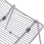 ΚΑΡΕΚΛΑ ΜΕΤΑΛΛΙΚΗ ΑΣΗΜΙ ICARUS HM8010.10 54x57x79cm