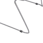 ΚΑΡΕΚΛΑ ΜΕΤΑΛΛΙΚΗ ΑΣΗΜΙ ICARUS HM8010.10 54x57x79cm