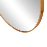 ΚΑΘΡΕΠΤΗΣ ΤΟΙΧΟΥ ΣΕΙΡΑ ARCHER HM4498.30 ΠΛΑΙΣΙΟ ΣΤΡΟΓΓΥΛΟ ΑΛΟΥΜΙΝΙΟΥ ΧΡΥΣΟ Φ80εκ