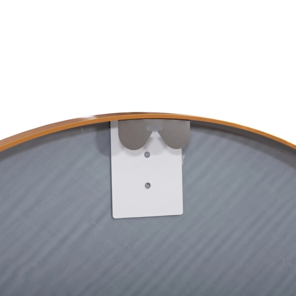 ΚΑΘΡΕΠΤΗΣ ΤΟΙΧΟΥ ΣΕΙΡΑ ARCHER HM4498.30 ΠΛΑΙΣΙΟ ΣΤΡΟΓΓΥΛΟ ΑΛΟΥΜΙΝΙΟΥ ΧΡΥΣΟ Φ80εκ