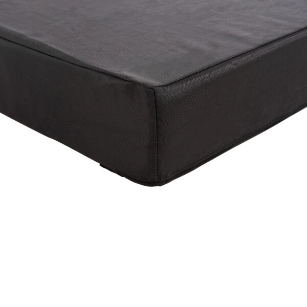 ΜΑΞΙΛΑΡΙ ΞΑΠΛΩΣΤΡΑΣ TEXTILENE SIFNOS ΜΑΥΡΟ HM11761.01 198(119+79)x70x20Yεκ.