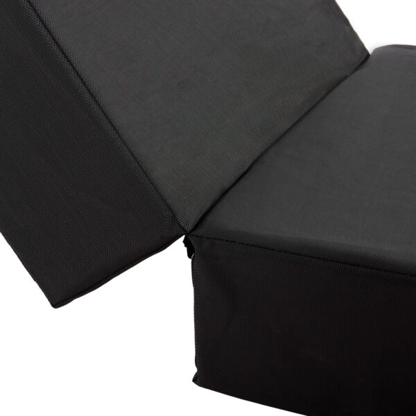 ΜΑΞΙΛΑΡΙ ΞΑΠΛΩΣΤΡΑΣ TEXTILENE SIFNOS ΜΑΥΡΟ HM11761.01 198(119+79)x70x20Yεκ.