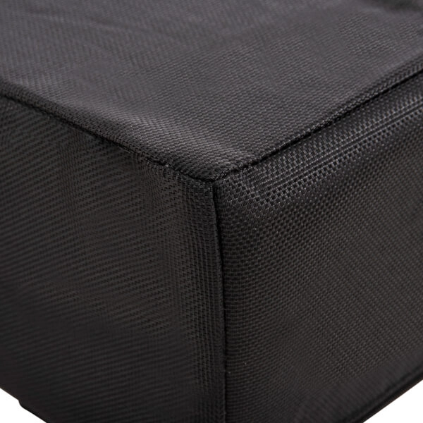 ΜΑΞΙΛΑΡΙ ΞΑΠΛΩΣΤΡΑΣ TEXTILENE SIFNOS ΜΑΥΡΟ HM11761.01 198(119+79)x70x20Yεκ.