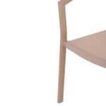 ΠΟΛΥΘΡΟΝΑ ΑΛΟΥΜΙΝΙΟΥ HM5891.03 ΣΑΜΠΑΝΙΖΕ ΣΚΕΛΕΤΟΣ&TEXTLINE- RATTAN 56x60x81,5Υ εκ.