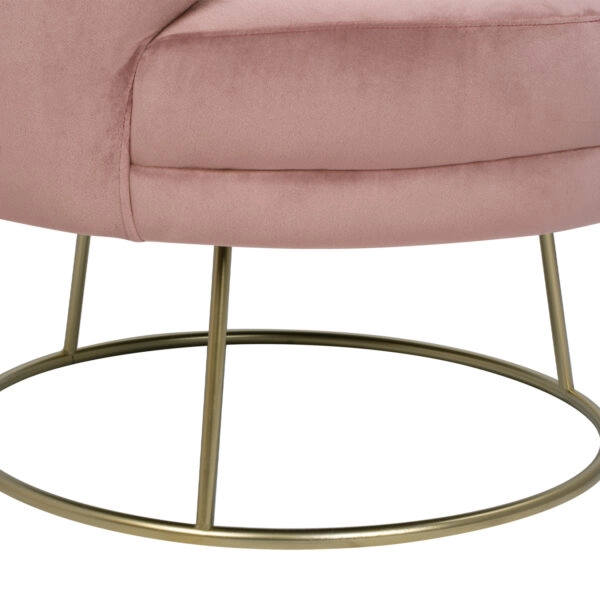 ΠΟΛΥΘΡΟΝΑ ΑΠΟ ΒΕΛΟΥΔΟ ΣΑΠΙΟ ΜΗΛΟ ΜΕ ΧΡΥΣΗ ΒΑΣΗ ARIEN HM8403.02 80x75x82Υ εκ.